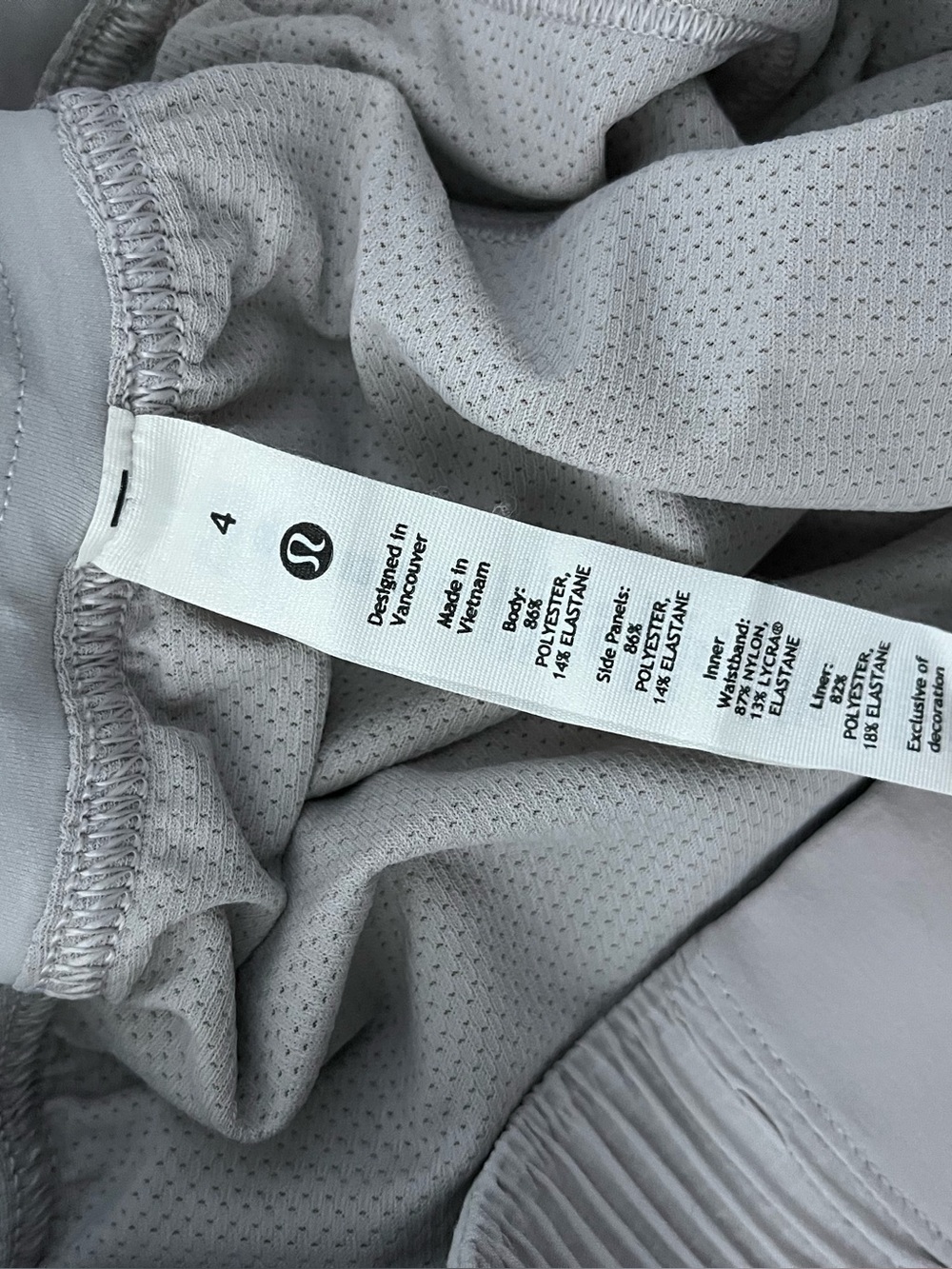lululemon athletica Hotty Hot High-Rise Short 4" *Special Edition - Chrome - Picture 5 of 5